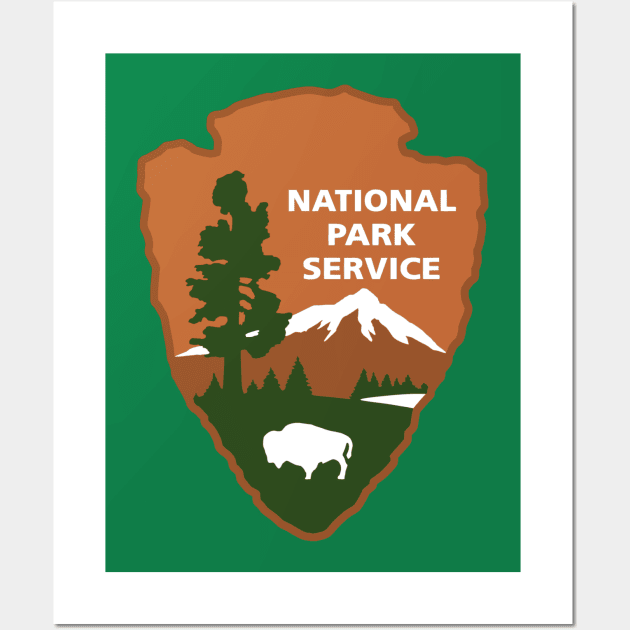 national park service logo Wall Art by bumblethebee